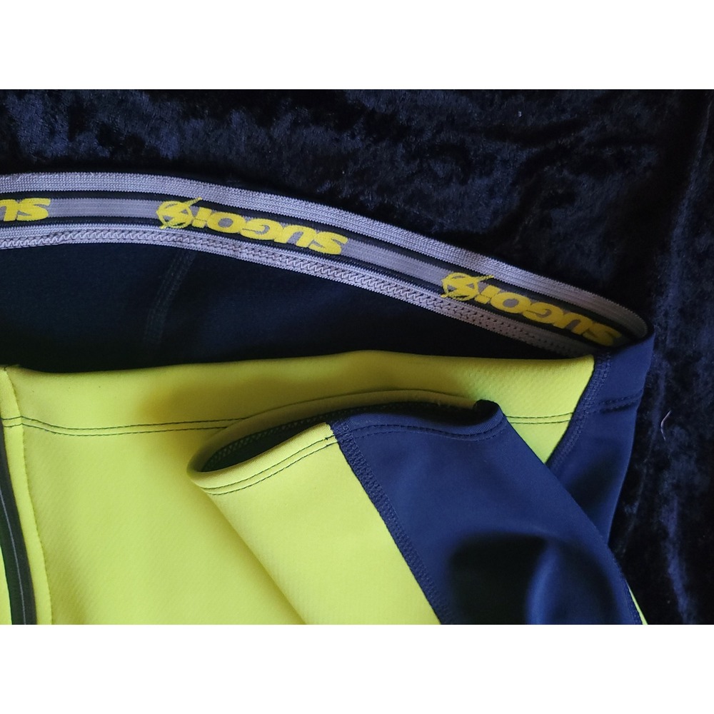 Sugoi Mens Cycling Jacket Neon Yellow Black Reflective Full Zip Bike Coat Medium - Picture 3 of 14